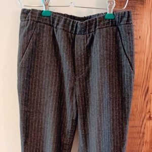 Subtle Striped Lined Trousers